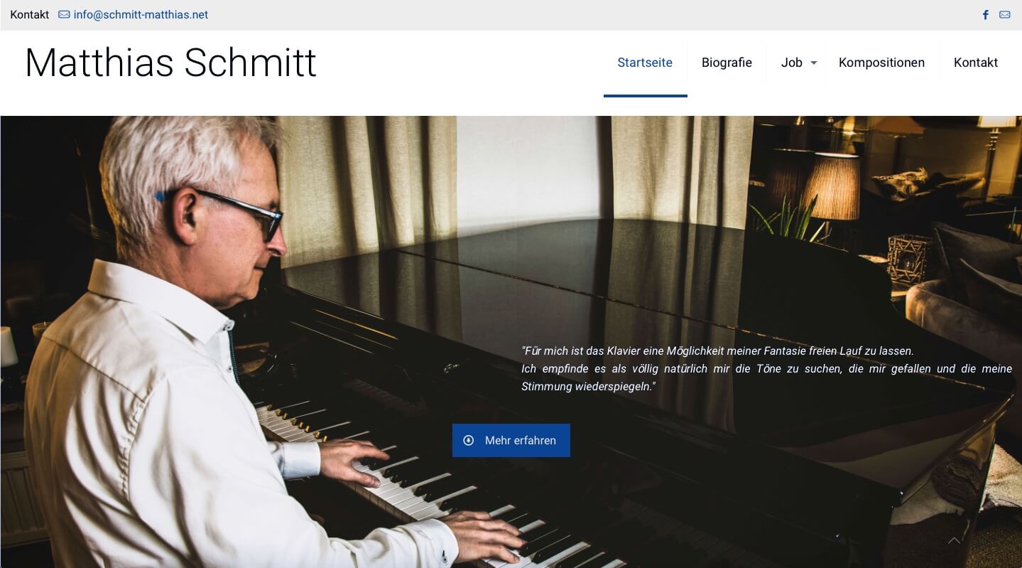 Matthias Schmitt Website